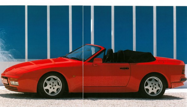 1990 Porsche 944 S2 Cabriolet on 205/55YR16 PIRELLI CINTURATO P7 front tires and 225/50 YR 16 PIRELLI CINTURATO P7 rear tires